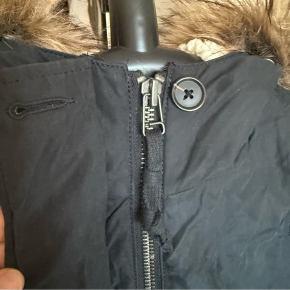 Abercrombie & Fitch Sherpa-lined Military Parka - Black XXS - Picture 7 of 11